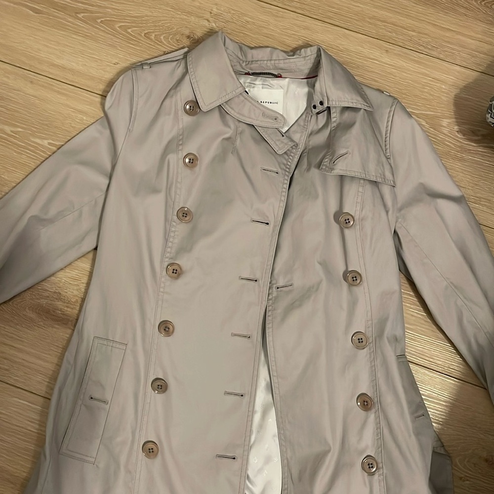 BR GRAY TRENCH